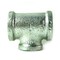 Thrifco Plumbing 1 Inch x 1 Inch x 3/4 Inch Galvanized Steel Reducer Tee 5217077 - alternate 1